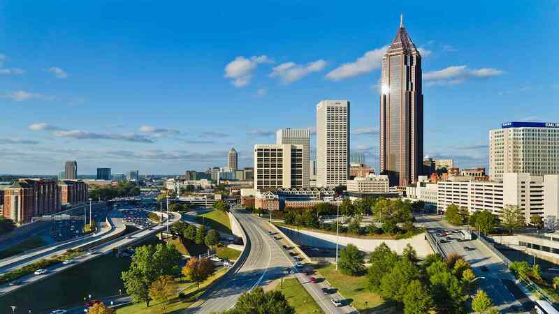 This image shows the city of Atlanta.
